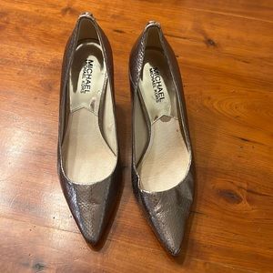 Michael Kors Silver Heels
